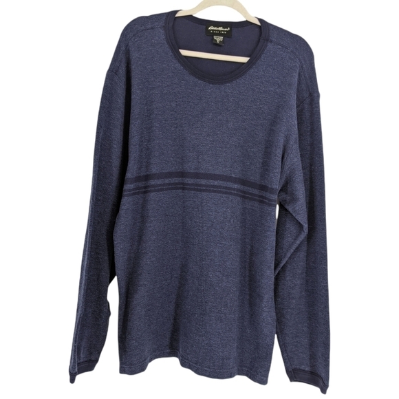 Eddie Bauer Other - Eddie Bauer Pullover Knit Long Sleeve Shirt Double Layer Lightweight XL Tall